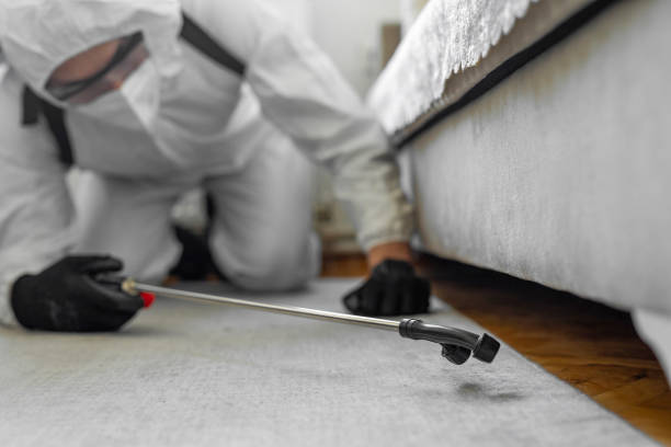 Professional Cockroach Control technician working in East Milton, FL
